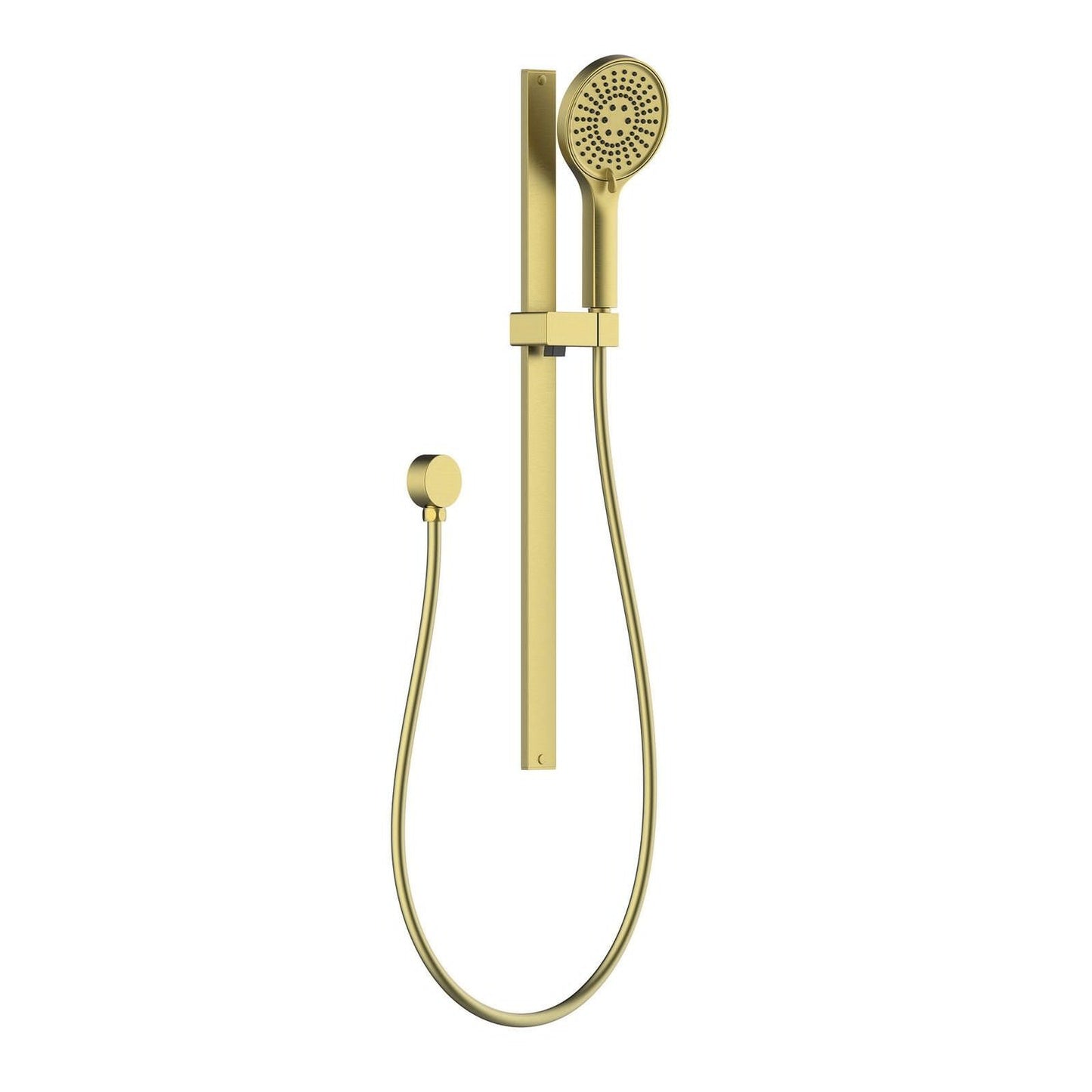 Mondella Shower Rail Set - 5 Function - 125 x 705mm - Brushed Brass