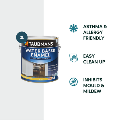 Taubmans Neutral Gloss Water Based Enamel Paint - 2L