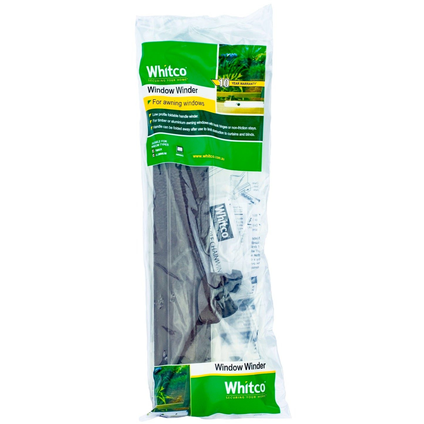 Whitco Brown Non Lockable Window Winder - 300mm