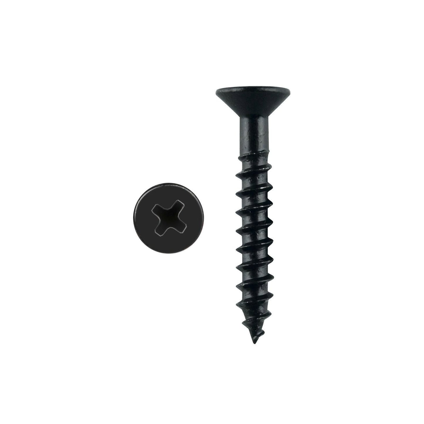Pinnacle Black Countersunk Timber Screw - 4.0 x 25mm - 20 Pack
