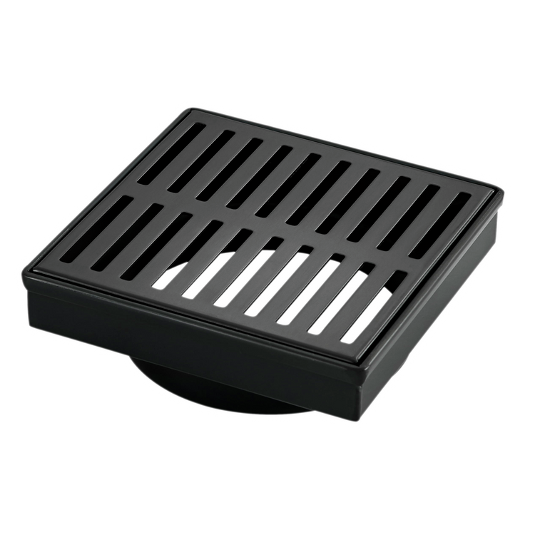 Mondella 100 x 100mm Black Concerto Square Floor Grate