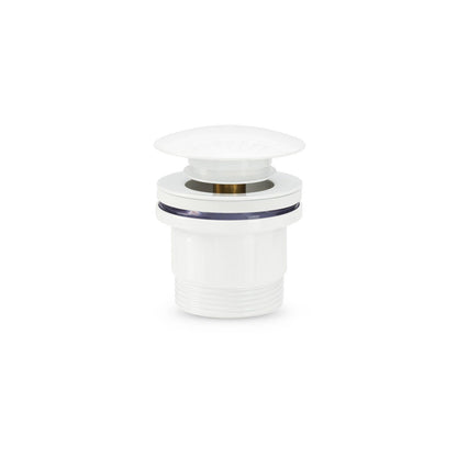 Brasshards White Universal Pop Up Dome Basin Waste - 40mm