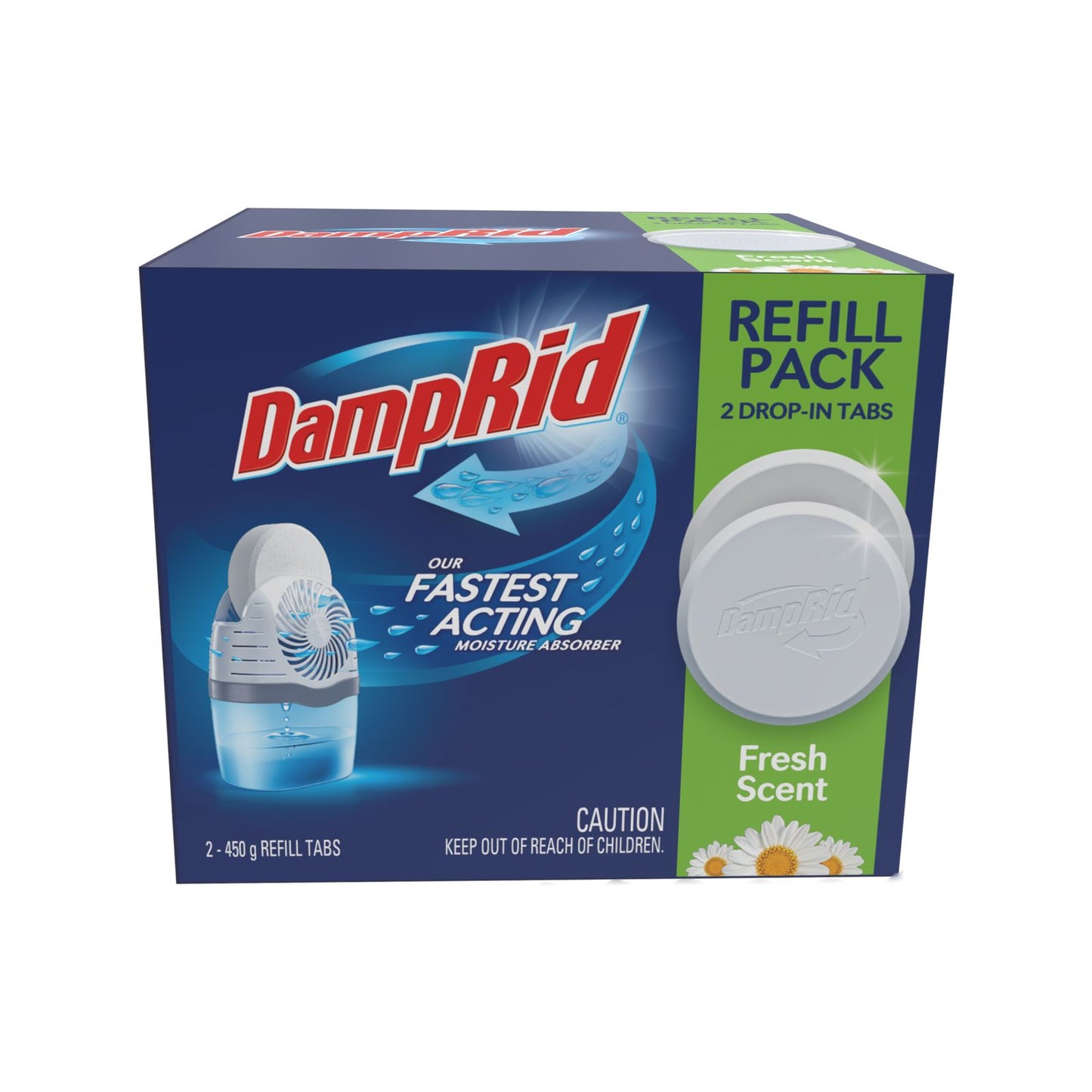 DampRid Fresh Scent Moisture Absorber Refill - 450g - 2 Pack