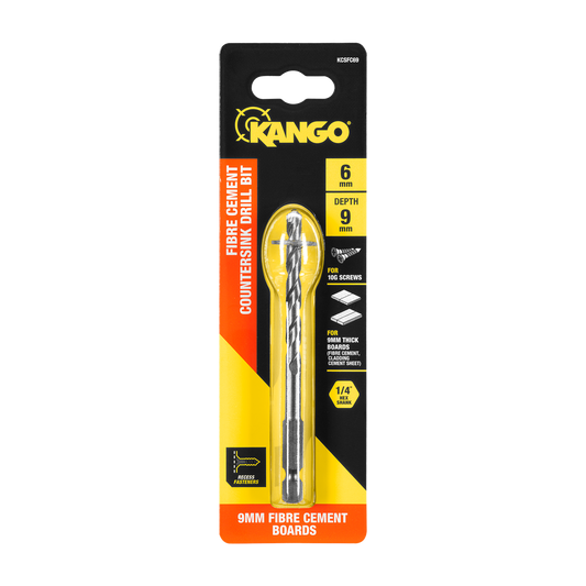 Kango Fibre Cement Countersink Drill Bit 6 x 9mm