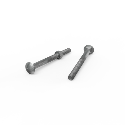 Zenith M12 x 150mm - Hot Dip Galvanised Cup Head Bolts & Nuts - 12 Pack