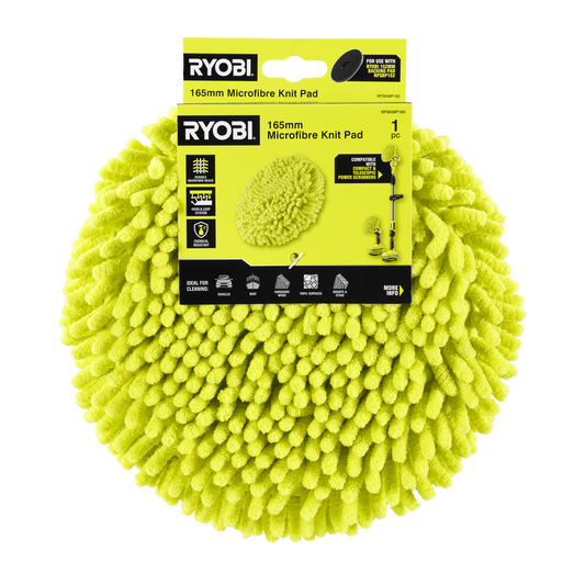 Ryobi Microfibre Knit Cleaning Pad - 165mm