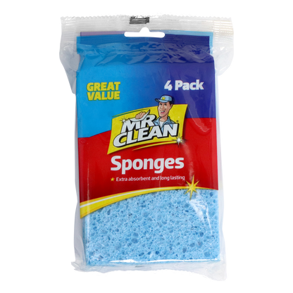 Mr Clean Sponges - 4 Pack