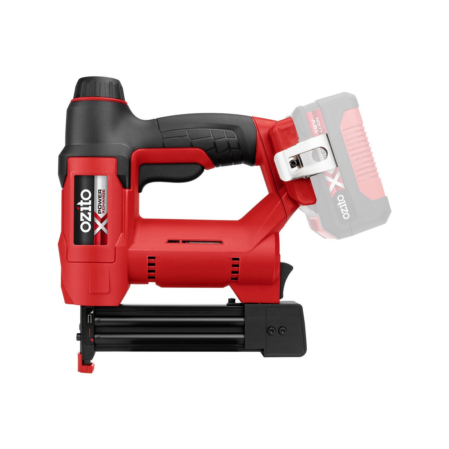 Ozito Cordless 2-in-1 Nail and Staple Gun - PXNGS-018 - 290 x 100 x 240mm