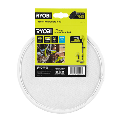 Ryobi Microfibre Cloth Cleaning Pad - 165mm