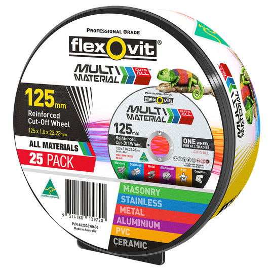 Flexovit Cut Off Wheel - 125mm - 25 Pack