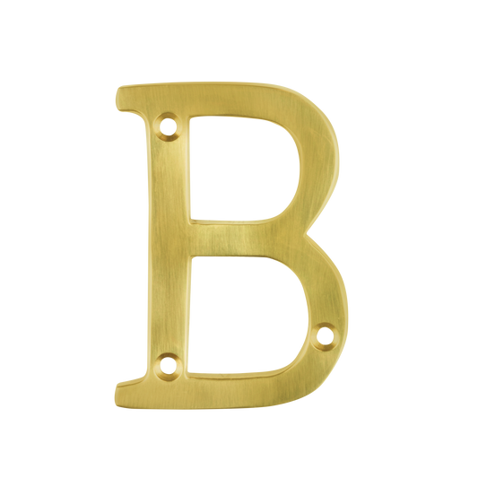 Sandleford Brass Windsor Letter - B - 75mm