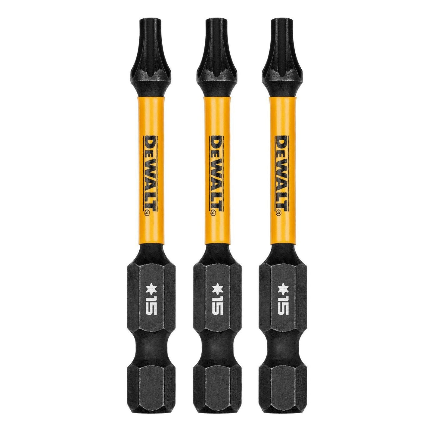 Dewalt Flextorq Screwdriver Bit - 57mm TX15 - 3 Pack