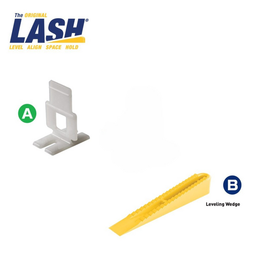 QEP Lash Tile Levelling Wedge - 8 x 65mm - 300 Pack
