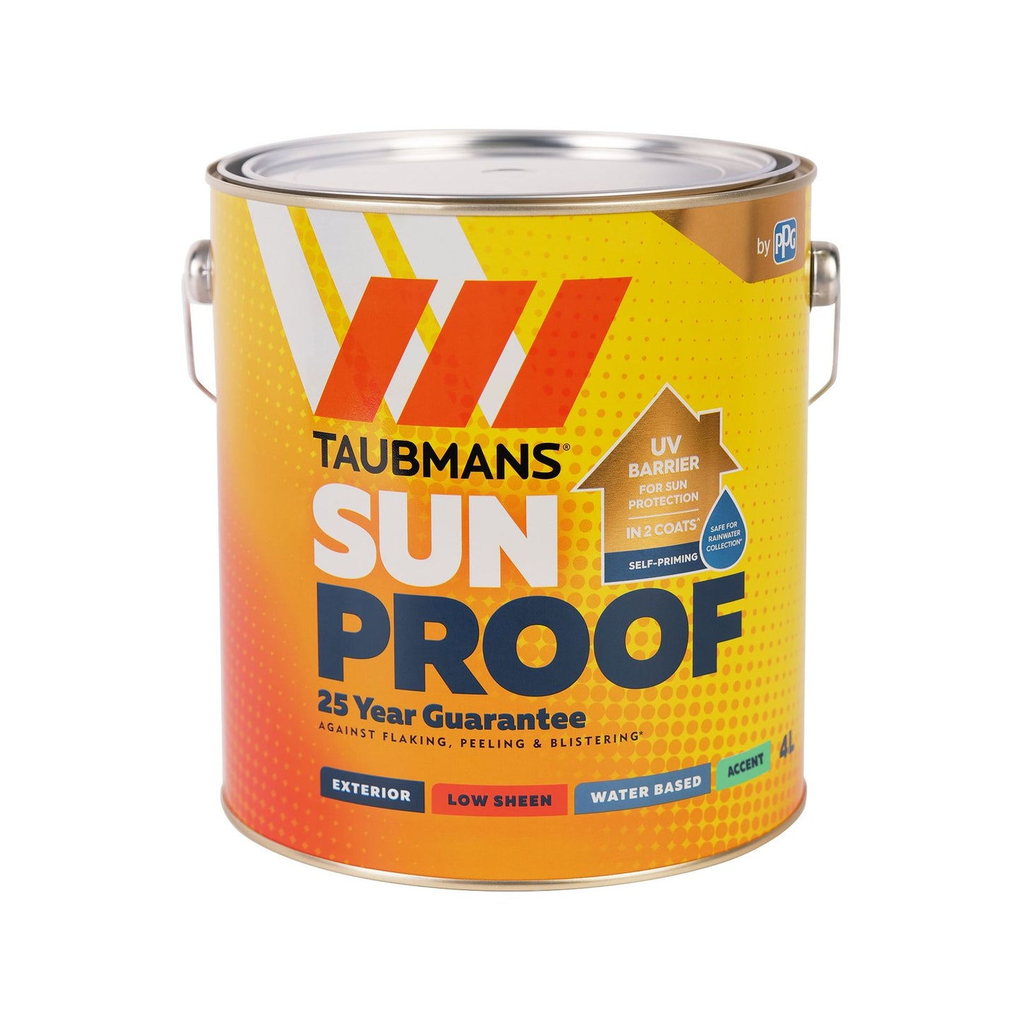 Taubmans Accent Sheen Low Sunproof Exterior Paint - 4L