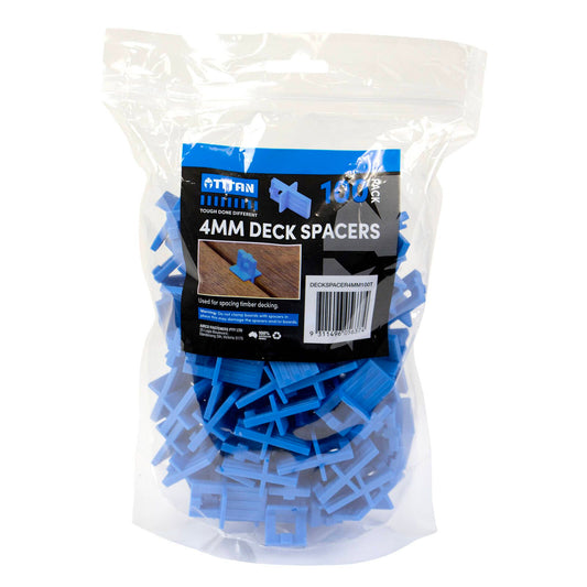Titan Deck Spacers - 4mm - Blue - 100 Pack