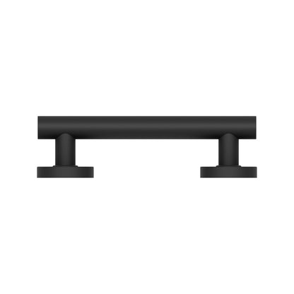 Evekare Black Toilet Roll Holder Grab Rail - 300mm - 250kg Capacity
