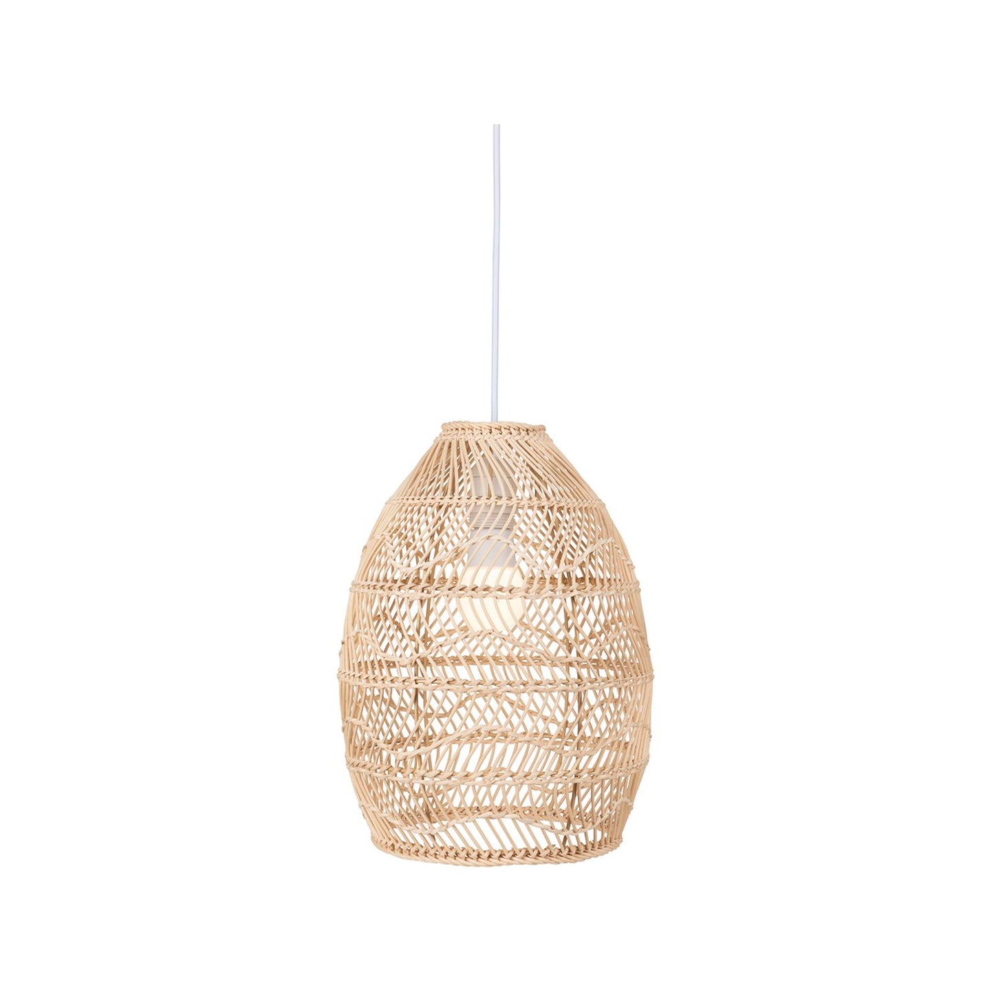Brilliant Anji Rattan Pendant Light - 26cm