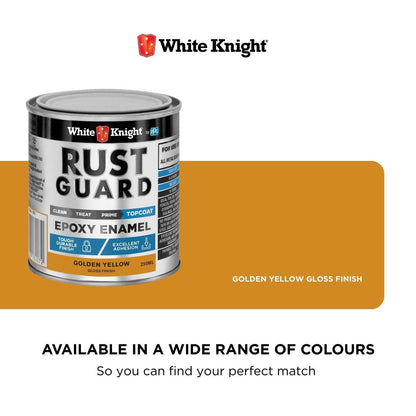 White Knight Rust Guard Epoxy Enamel - 250ml - Gloss