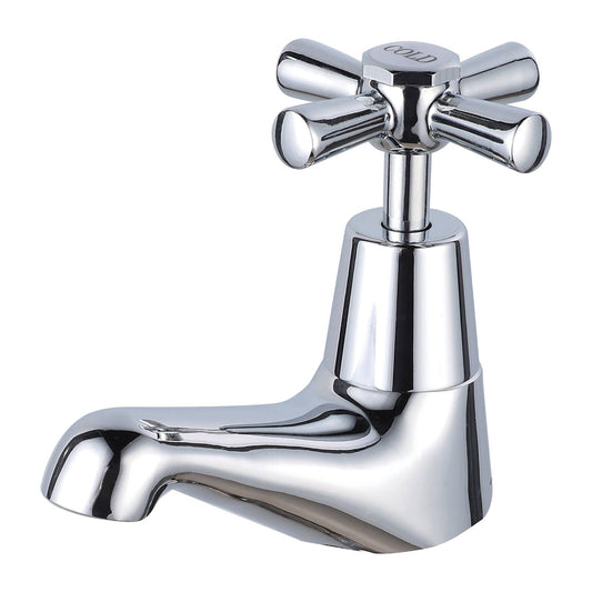 Shaw Mason Chrome Easy Clean Pillar Tap - 67 x 173mm