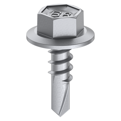 Bremick Metal Hex Screw - 10g x 16mm - 100 Pack