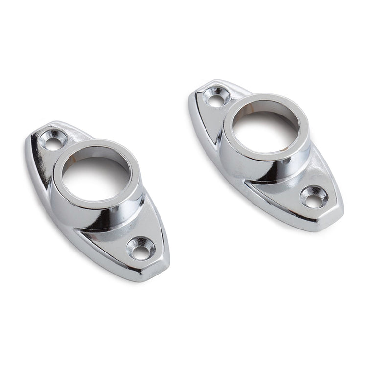 Sandleford 16mm Chrome Oval Flange 2 Pack