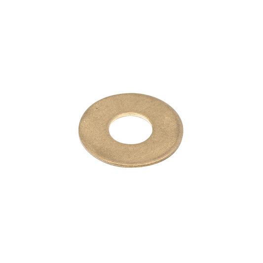 Zenith Flat Washer - 1/4 - Brass - 12 Pack