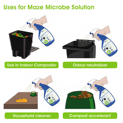 Maze Liquid Bokashi - 500ml - Plastic - Composting & Deodorizing