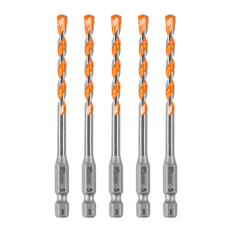 Kango Masonry Drill Bit 5mm x 100mm 5 Pack
