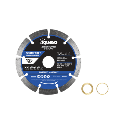 Kango Diamond Saw Blade - 125mm - Segmented - Dry Cutting
