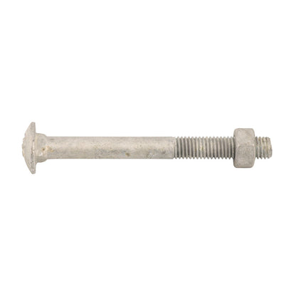 Zenith M10 x 120mm - Hot Dip Galvanised Cup Head Bolts & Nuts - 25 Pack