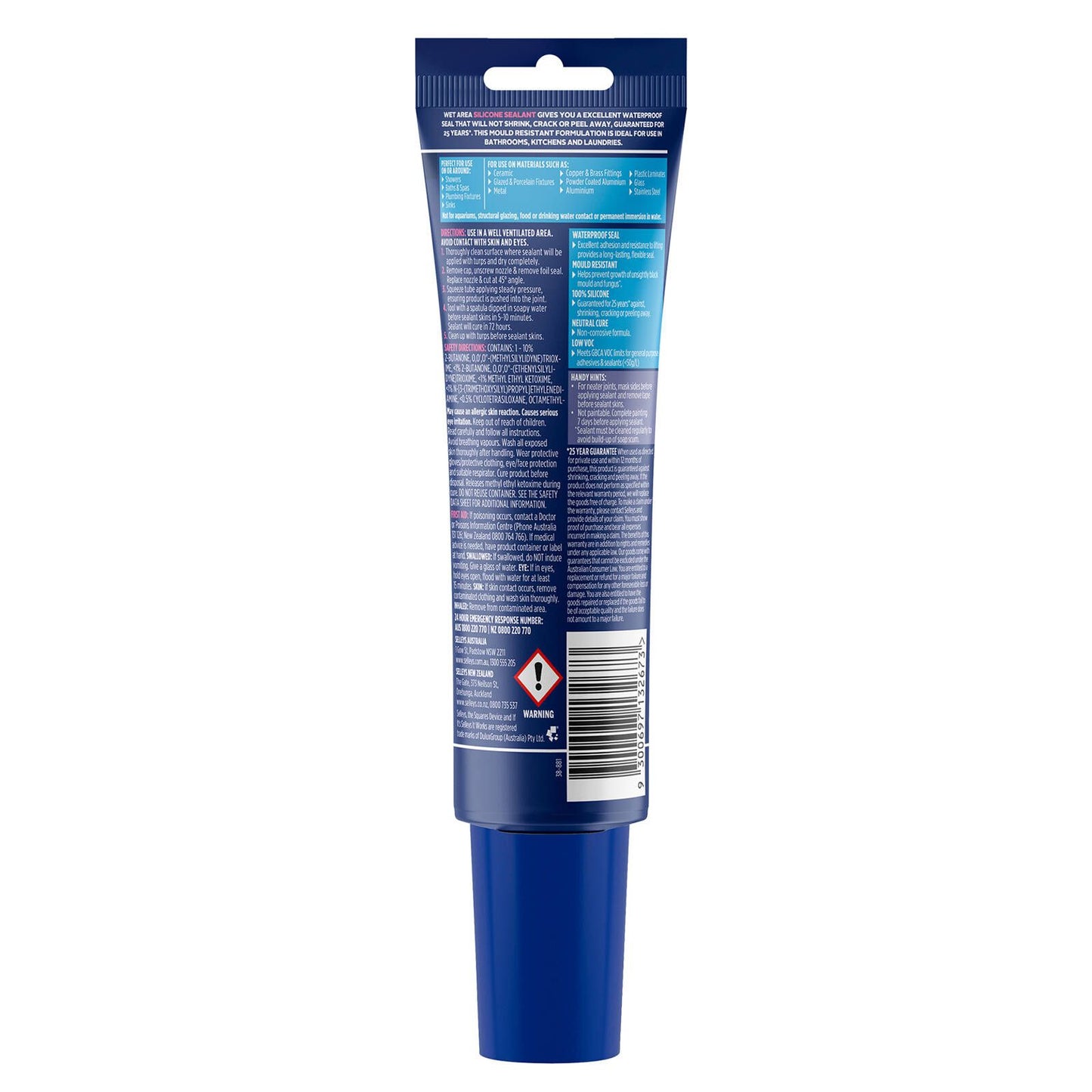 Selleys Clear Silicone Sealant - 90ml