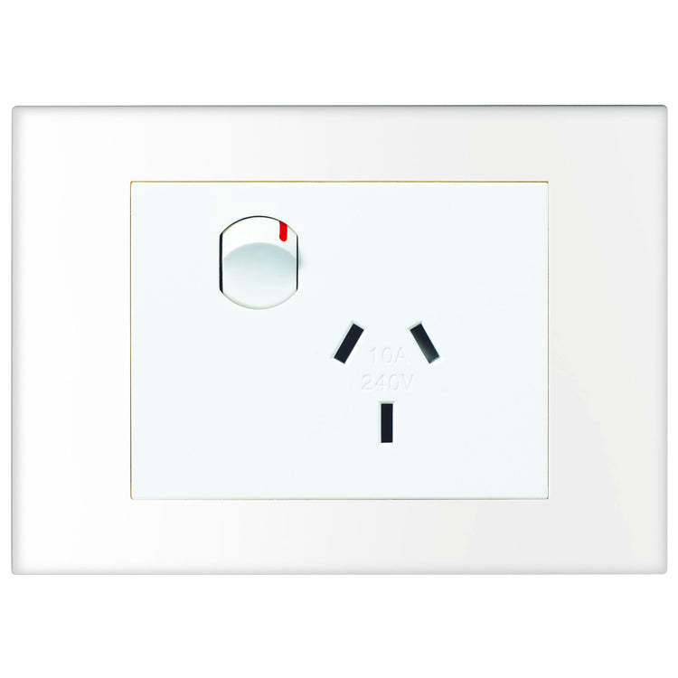 HPM Vivo Single Powerpoint - 118 x 85mm - White