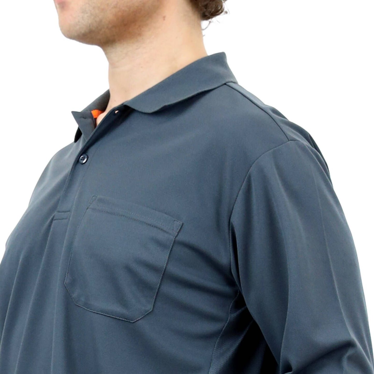 Citeco Grey Dry Fit Long Sleeve Polo - XL