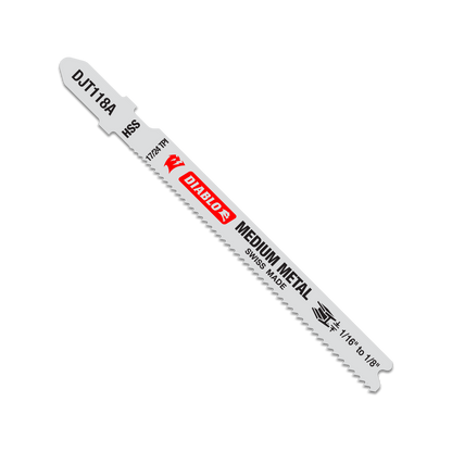 Diablo High Speed Steel Jig Saw Blade - 92mm - 5 Pack