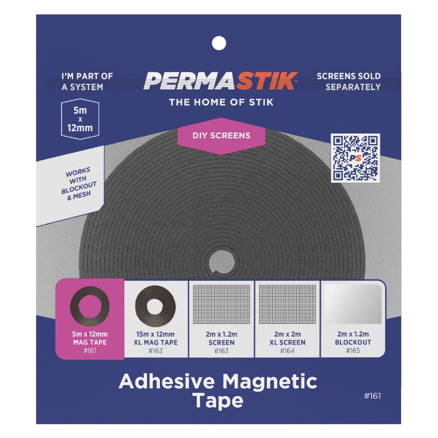 Permastik Magnetic Tape - 12mm x 5m