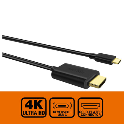 Antsig USB-C to HDMI Lead - 2m - 4K