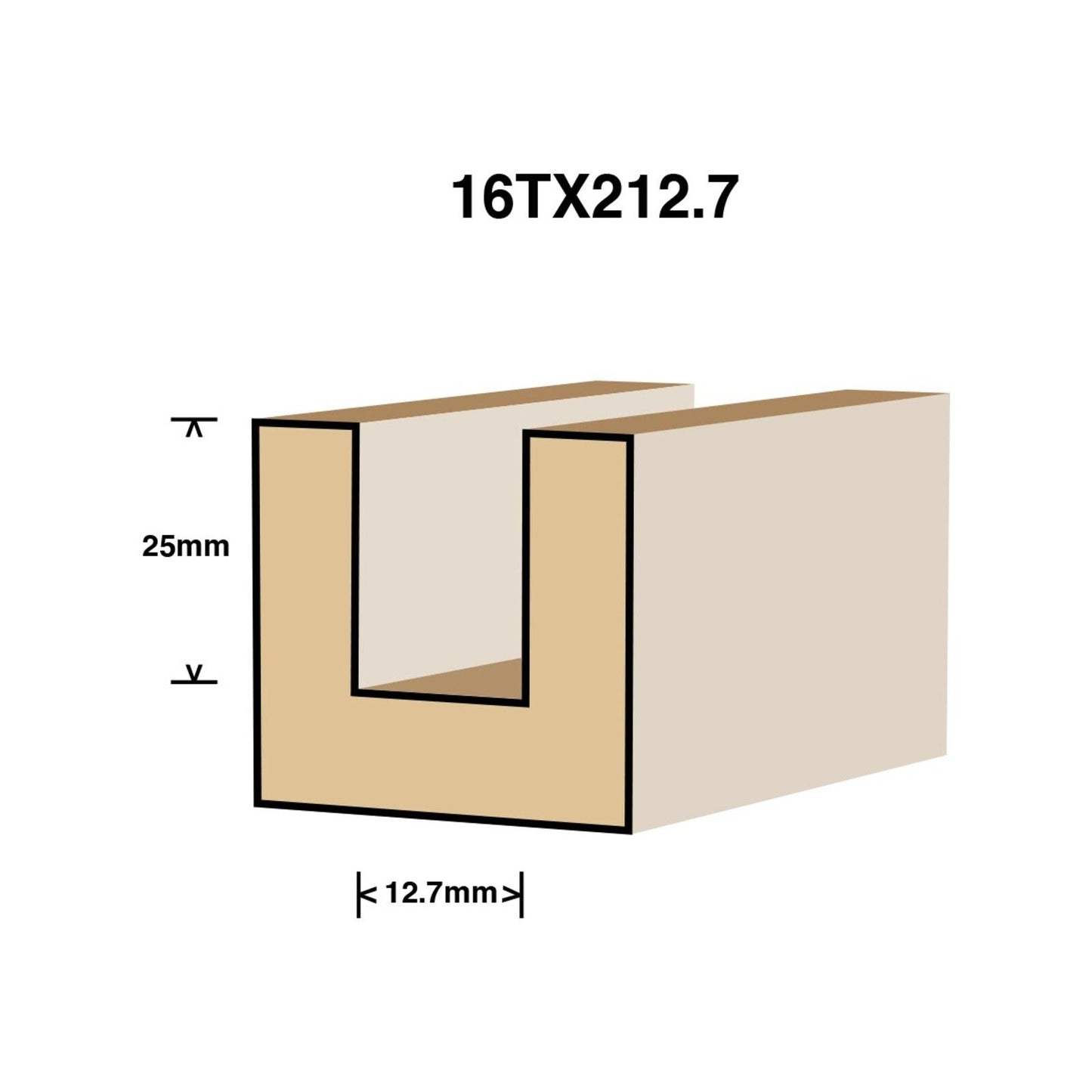 Ultra Router Bit - 12.7mm