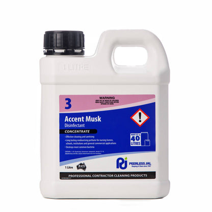 Peerless JAL Accent Musk Disinfectant Concentrate - 1L