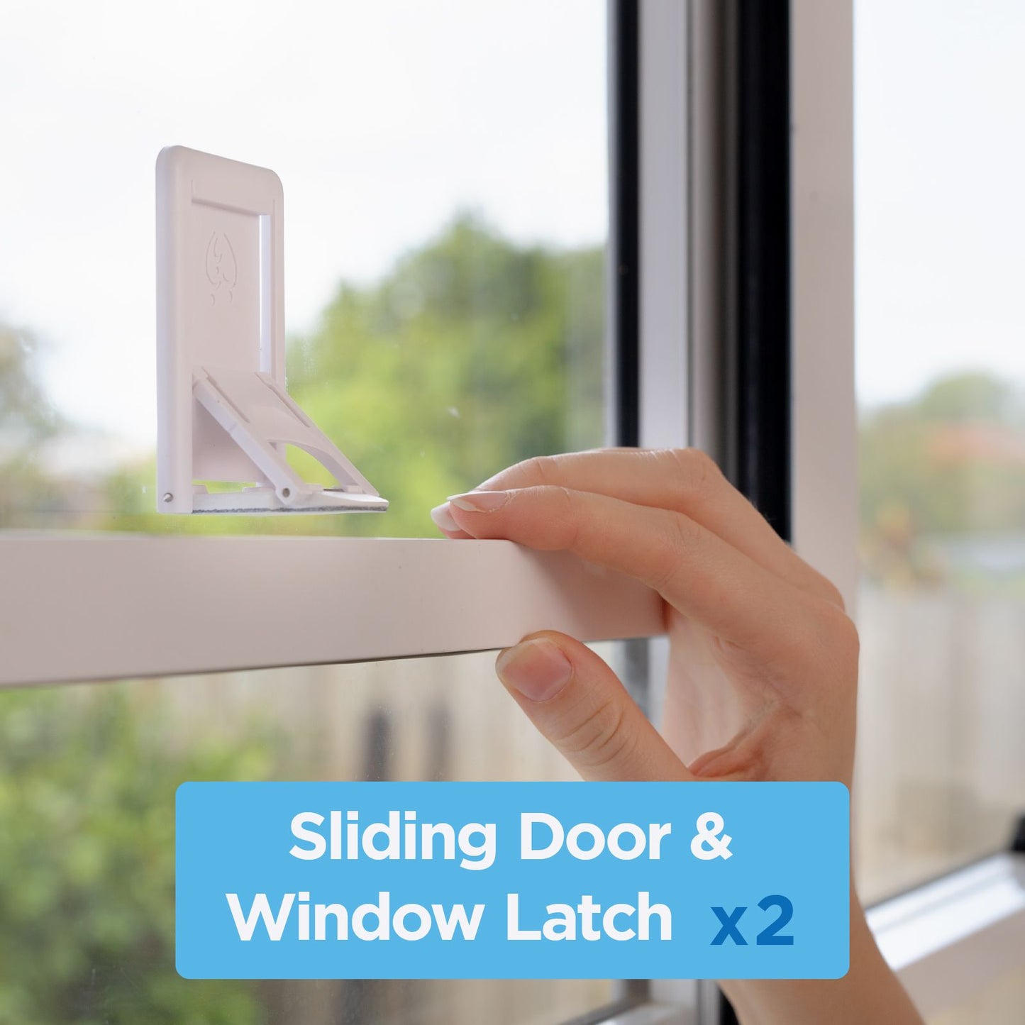 Perma Child Safety Sliding Door and Window Lock - 2 Pack