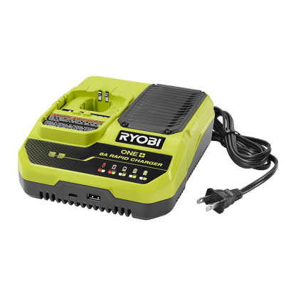 Ryobi ONE+ Rapid Charger - 8A - 160 x 65 x 210mm