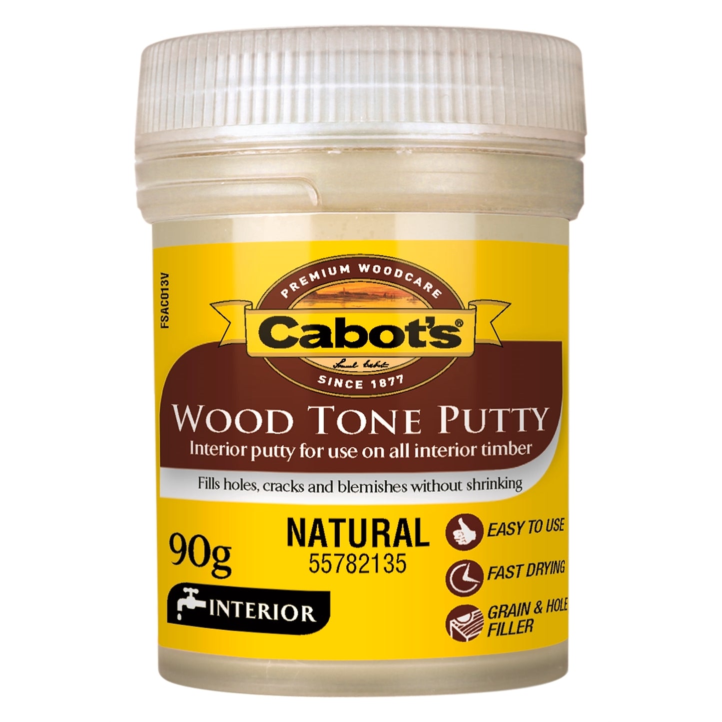 Cabot Natural Wood Tone Putty - 90g