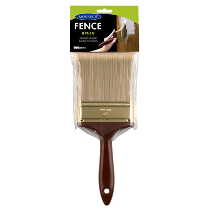 Monarch Fence Brush - 100mm Synthetic Filament - Easy Clean - Durable