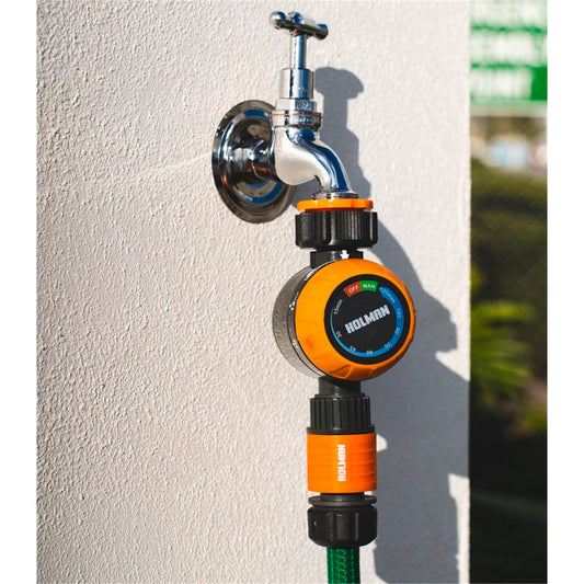 Holman Mechanical Tap Timer - 2 Hour - Plastic - Auto Shut Off