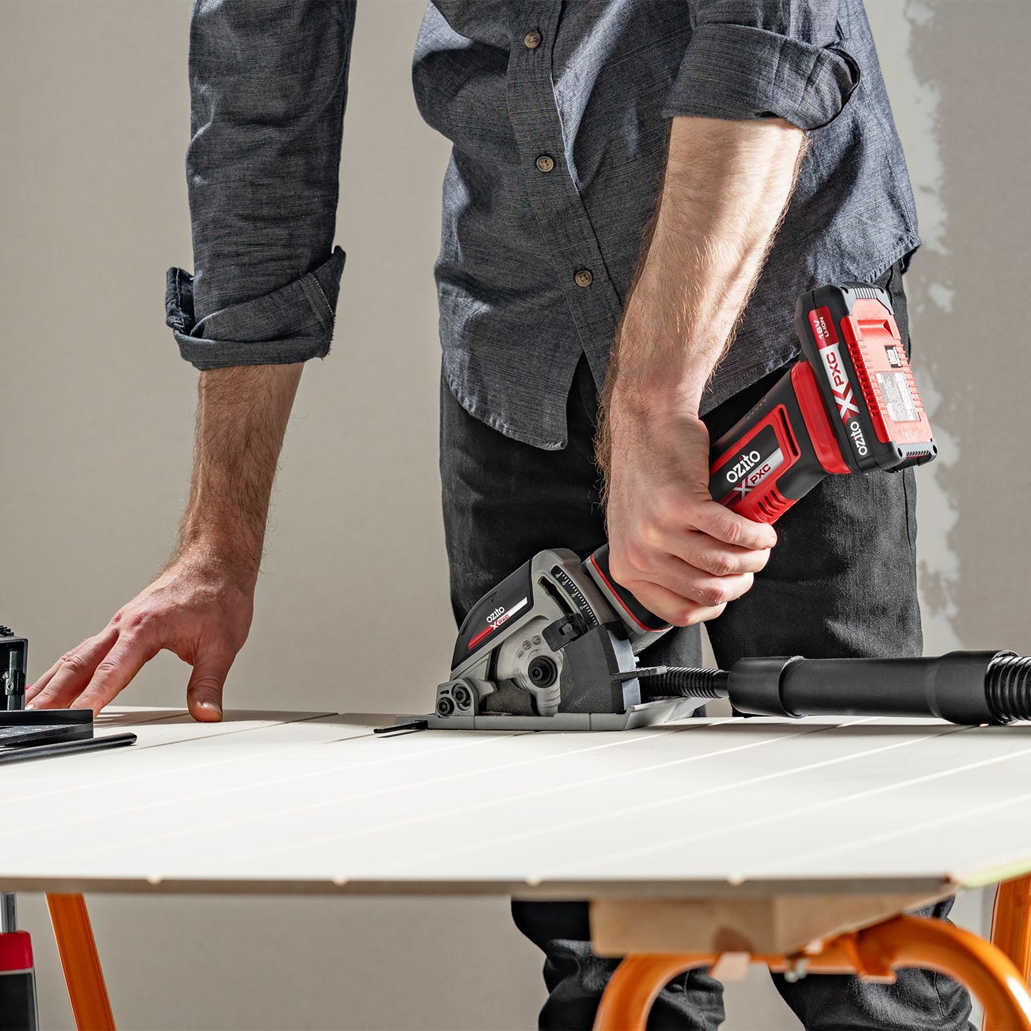 Ozito PXC Plunge Saw - 18V - 89mm