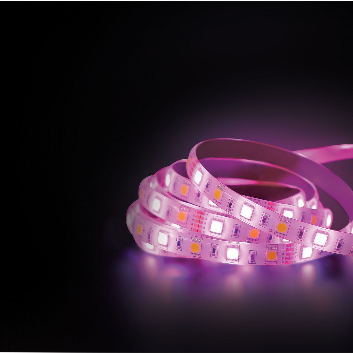 Mirabella Colour Changing Cool White LED Strip Light - 2m Each