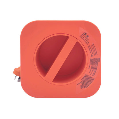 Click Square Cable Reel with USB Charger - 10m - 3 Outlets