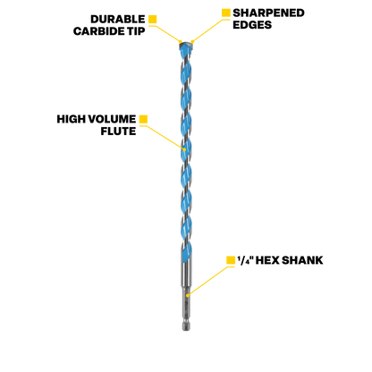 Kango Multi Material Drill Bit - 8mm x 260mm