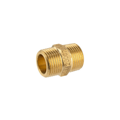 Brasshards Brass Threaded Hexagon Nipple - 10mm