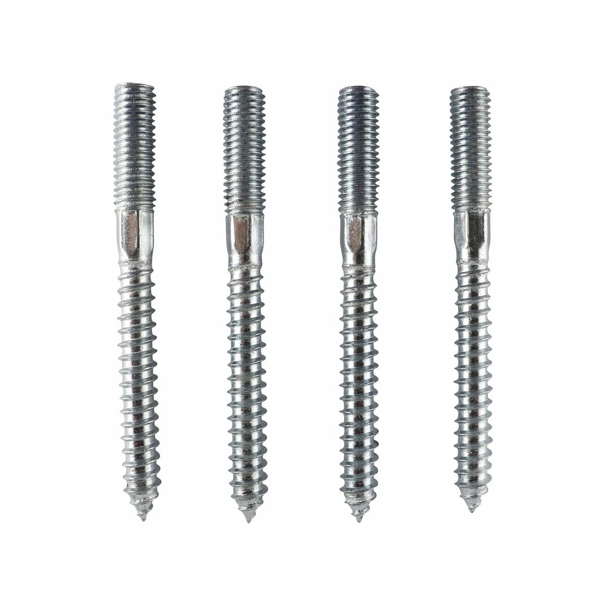 Everhang Hanger Bolt - 10mm x 100mm - Zinc Plated - 4 Pack