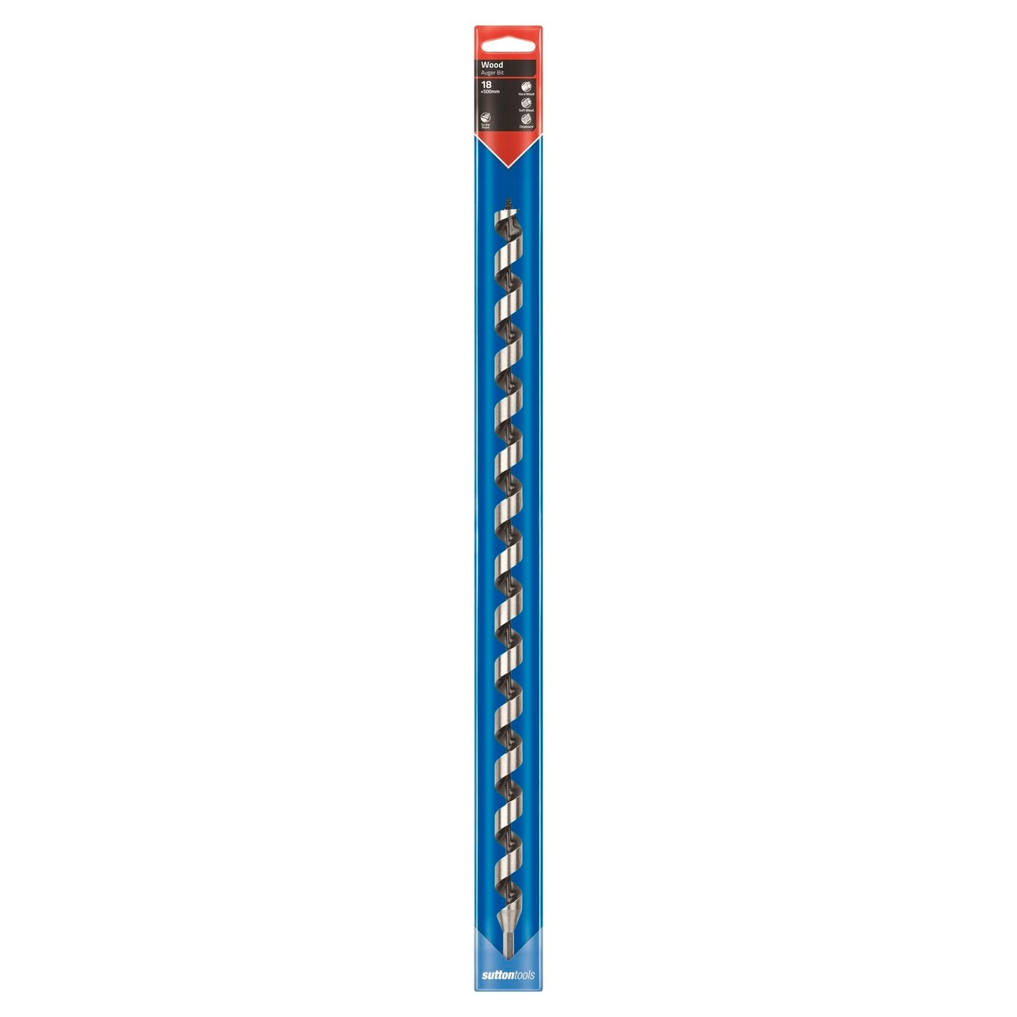 Sutton Tools Wood Auger Bit - 500 x 18mm